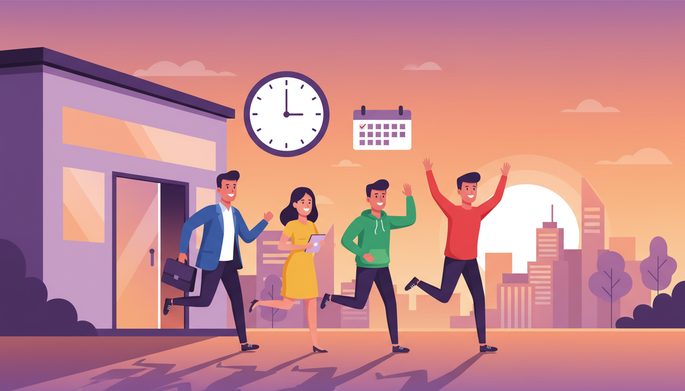 Et si vos collaborateurs quittaient le bureau à 15h ?